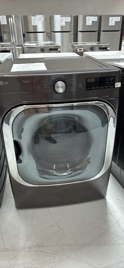 Free Steam Cycles Line Kit ♨️ w/ LG 9 cu ft Front Load Vented Gas Dryer @$900 Off MSRP!🏷️📉