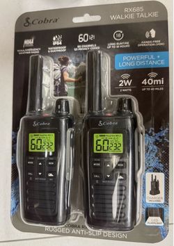Cobra RX685 Walkie Talkie 2-Pack