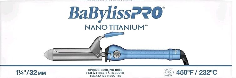 Nano Titanium Spring Curling Iron, Professional Hair Wand, Tool for Stylists