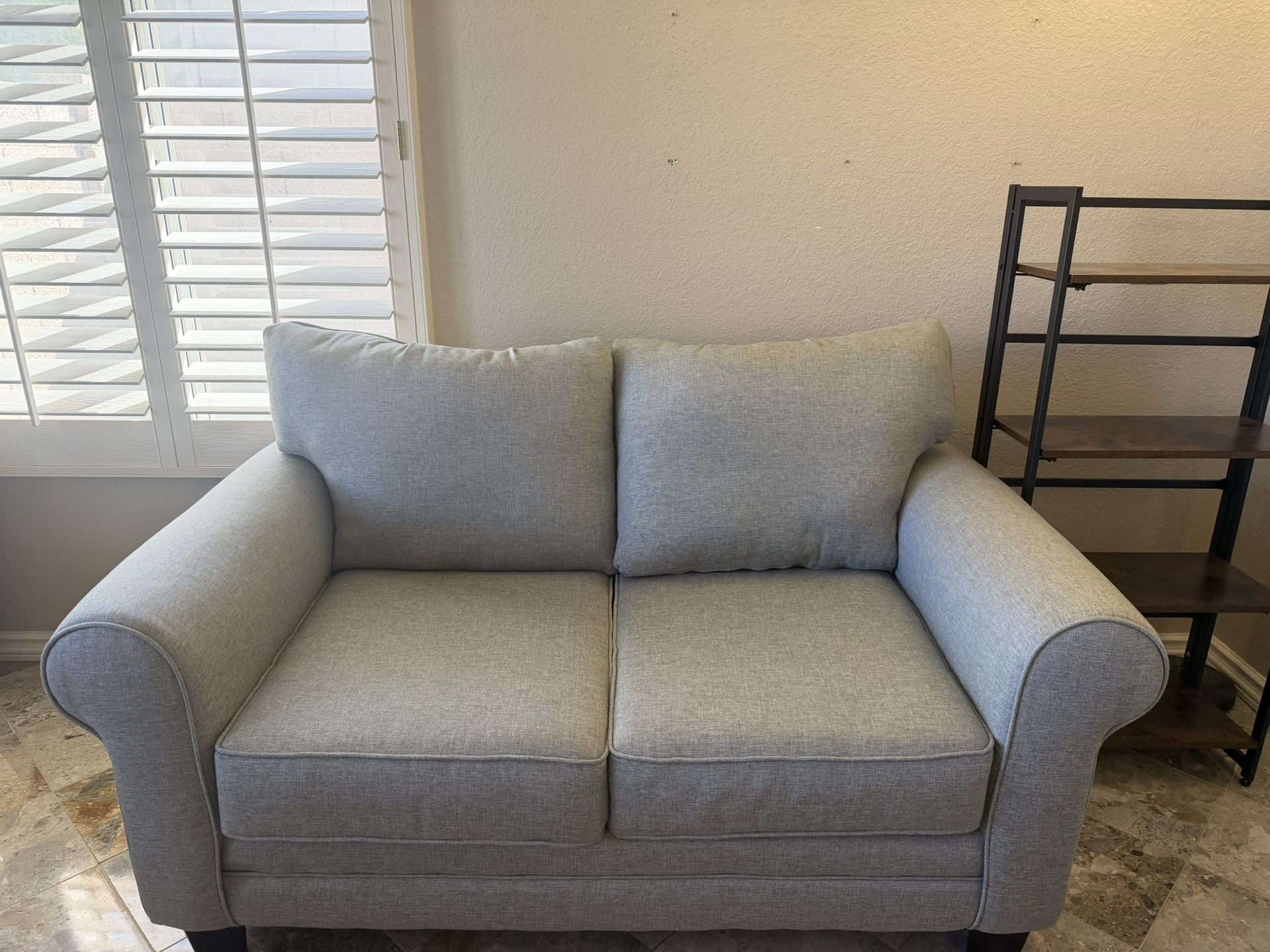 Gray Loveseat