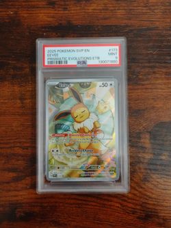 PSA 9 Eevee #173 Prismatic Evolutions ETB Promo