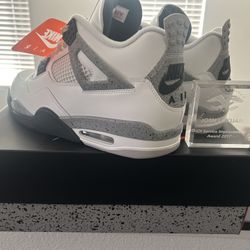 Jordan White Cement 4s Sz12.5