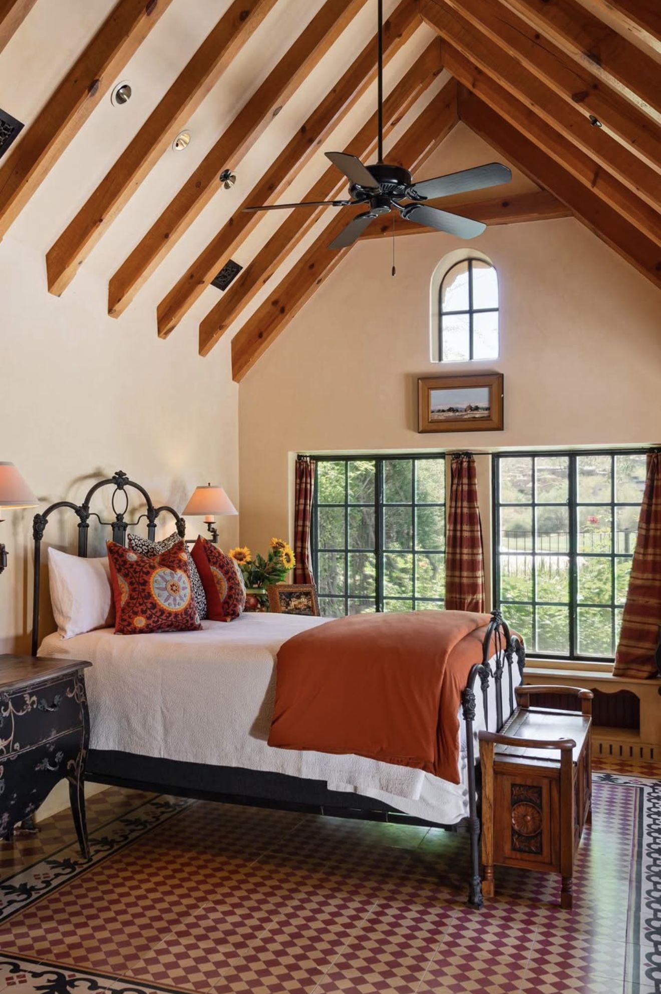 QUEEN Vintage Iron Bed Frame