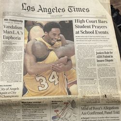 Vintage, 2000 LA Lakers Championship!
