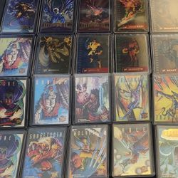 Marvel, X-men And Spiderman Cards