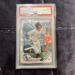 Luis Robert 2019 Bowman Prospects Chrome Gem MT 10 Card