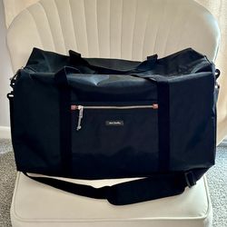 Vera Bradley Large Black Duffel Bag w/ Shoulder Strap