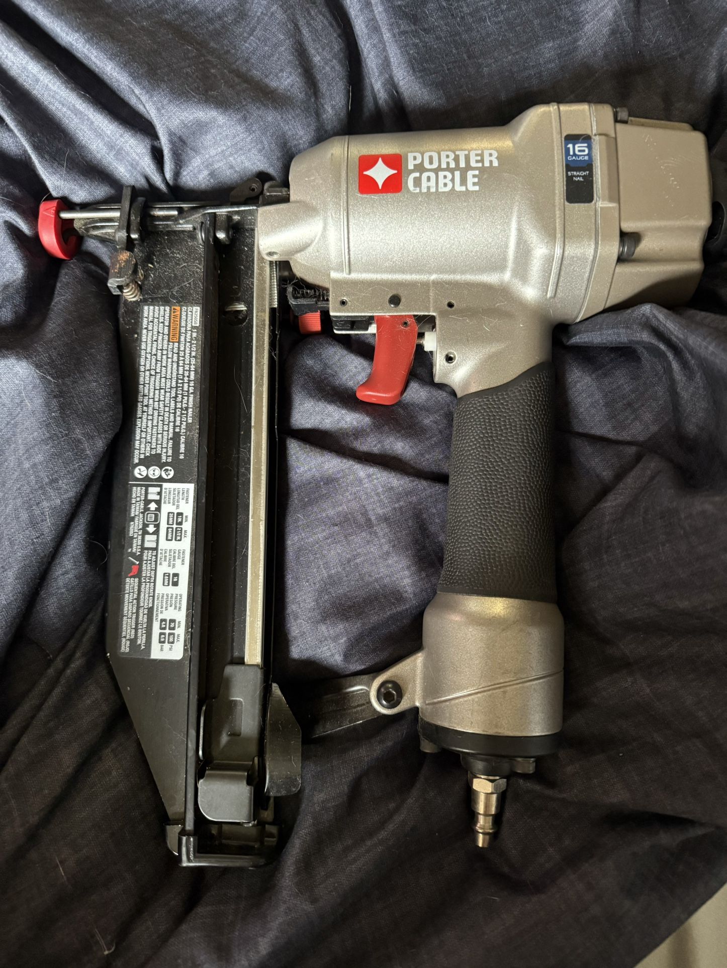porter cable nail gun 16 gauage