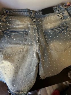 Rhinestone Jorts