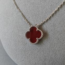 VCA Clover Red Necklace 