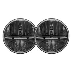 Jeep wrangler JK Rigid Headlights. 