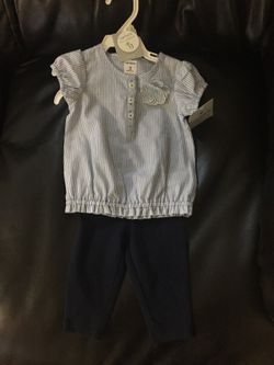 Little girl outfit three months Carter brand-new