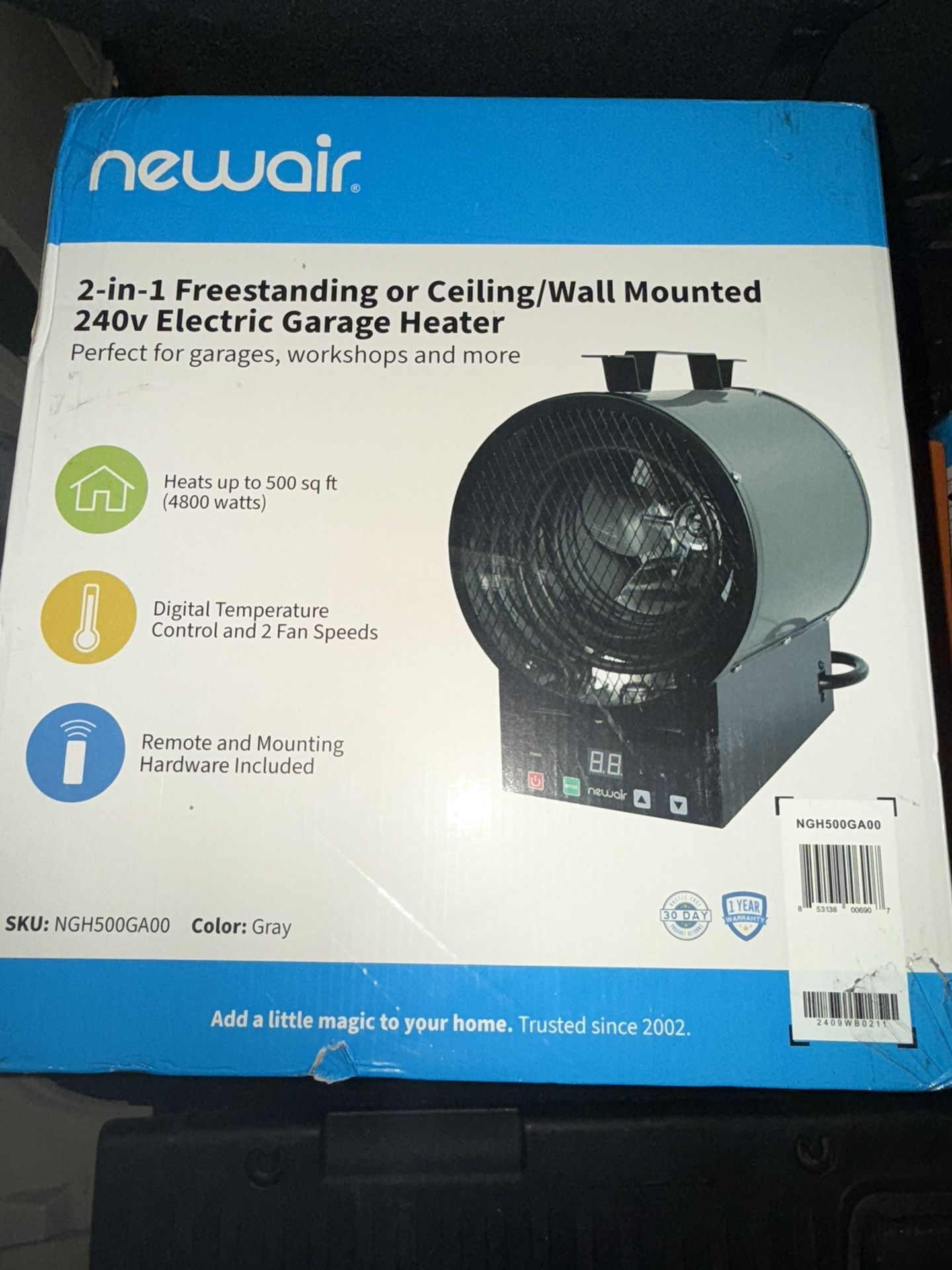 Electric Garage Heater