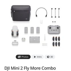 DJI Mini 2 Fly More Combo – Ultralight Foldable Drone, 3-Axis Gimbal with 4K Camera
