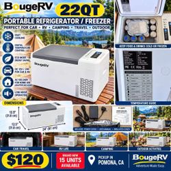 ❄️ BRAND NEW BougeRV 22QT Portable Refrigerator / Freezer – ONLY $120!