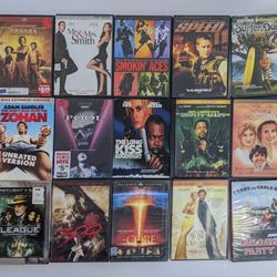 Job Group Lot 15 DVDs Movies Information Below 
