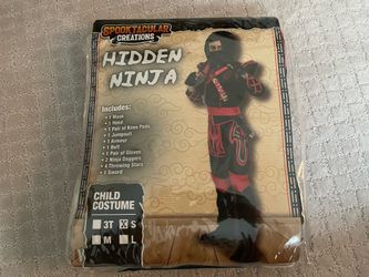 Ninja Boys Kids Small Costume $10 OBO
