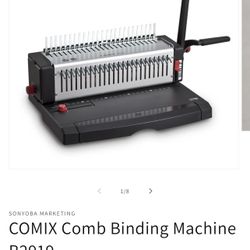 COMIX Comb Binding Machine B2919