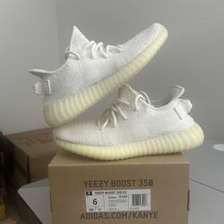 Adidas Yeezy Boost 350 V2 Cream Sz 6 7.5w