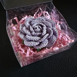 Mother’s Day Crochet Rose