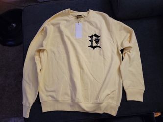 Crooks And Castles Mens Yellow Sweatshirt Crewneck