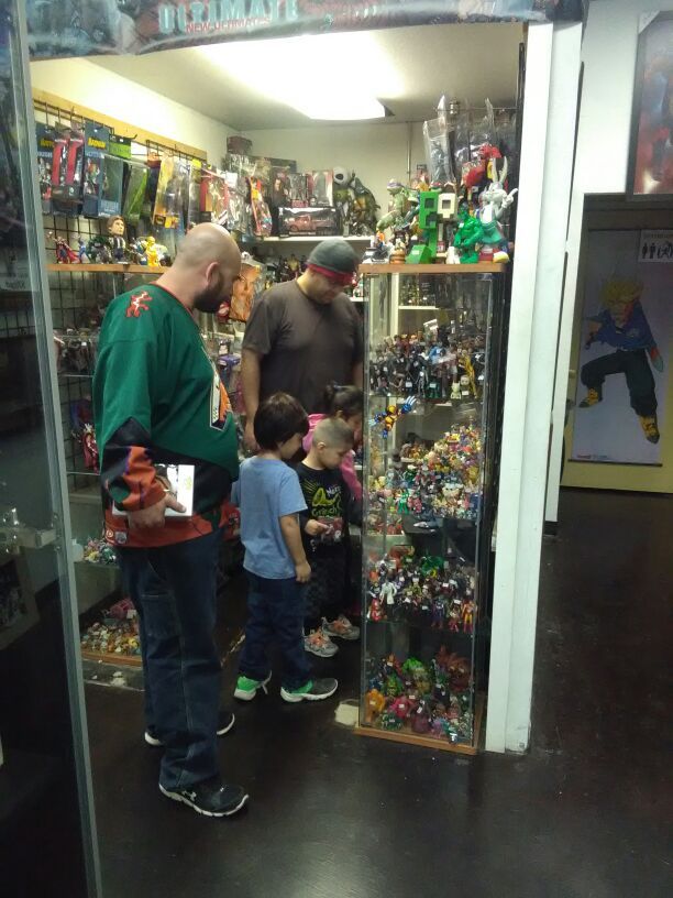Dustin and Daniels shop at collectors Marketplace