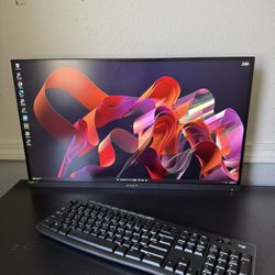 Gaming Pc and Monitor setup