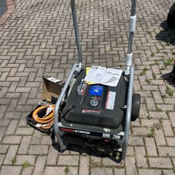 Powerstroke 6000 running watt/ 7500 starting watt generator and cords