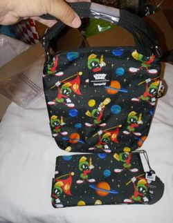 Marvin the martian passport bag