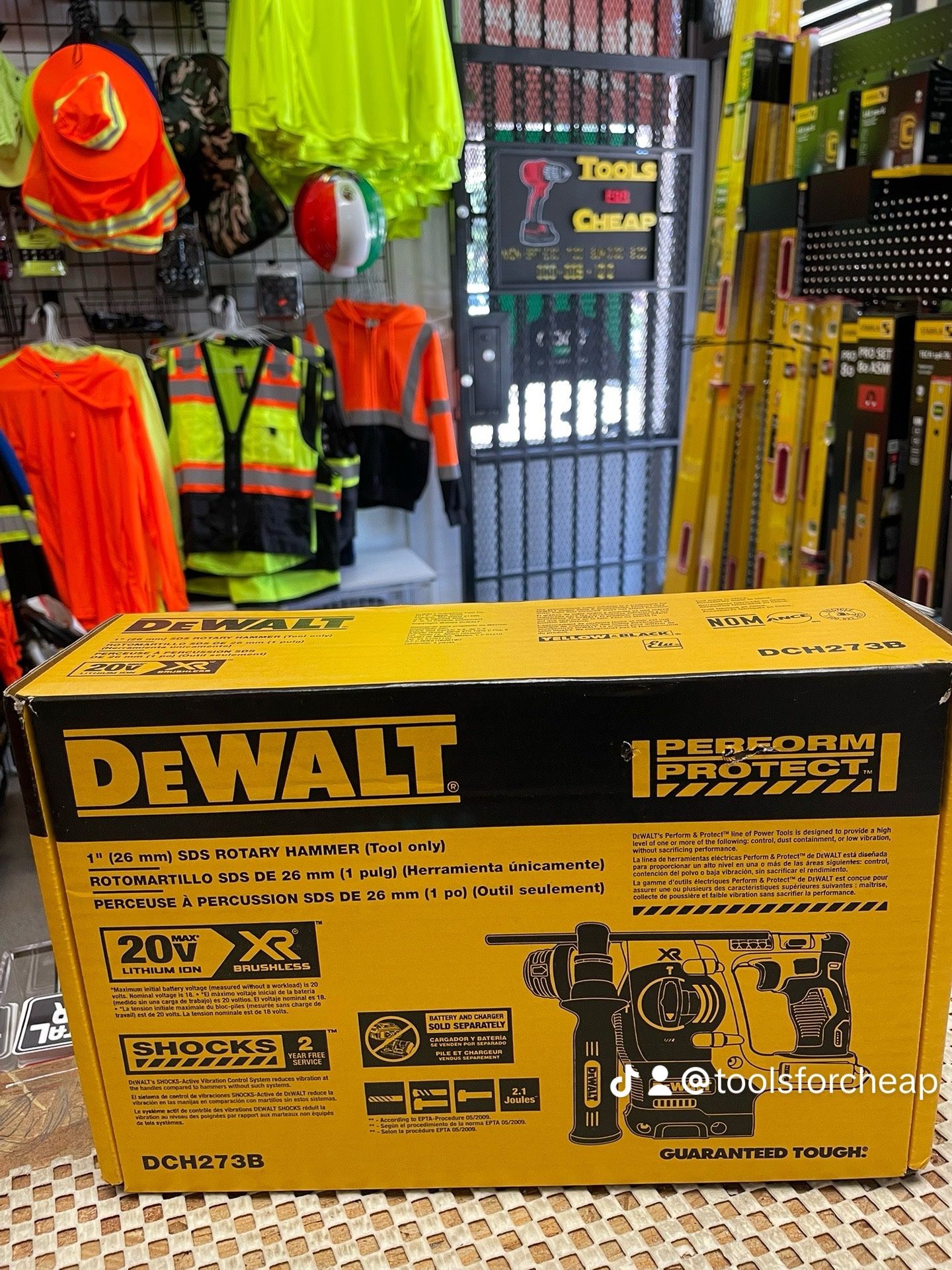 DEWALT 20V MAX XR Cordless Brushless 1 in. SDS Plus L-Shape Rotary Hammer (Tool Only) $339