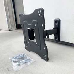 (New in box) $12 Swivel 17-42” TV Wall Mount Tilt Bracket Max Loading 55 Lbs 