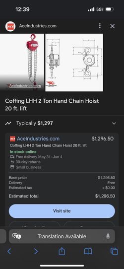 Coffin 2ton Tool