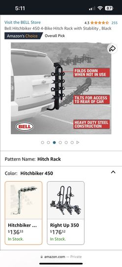 Bell discount hitchbiker 450