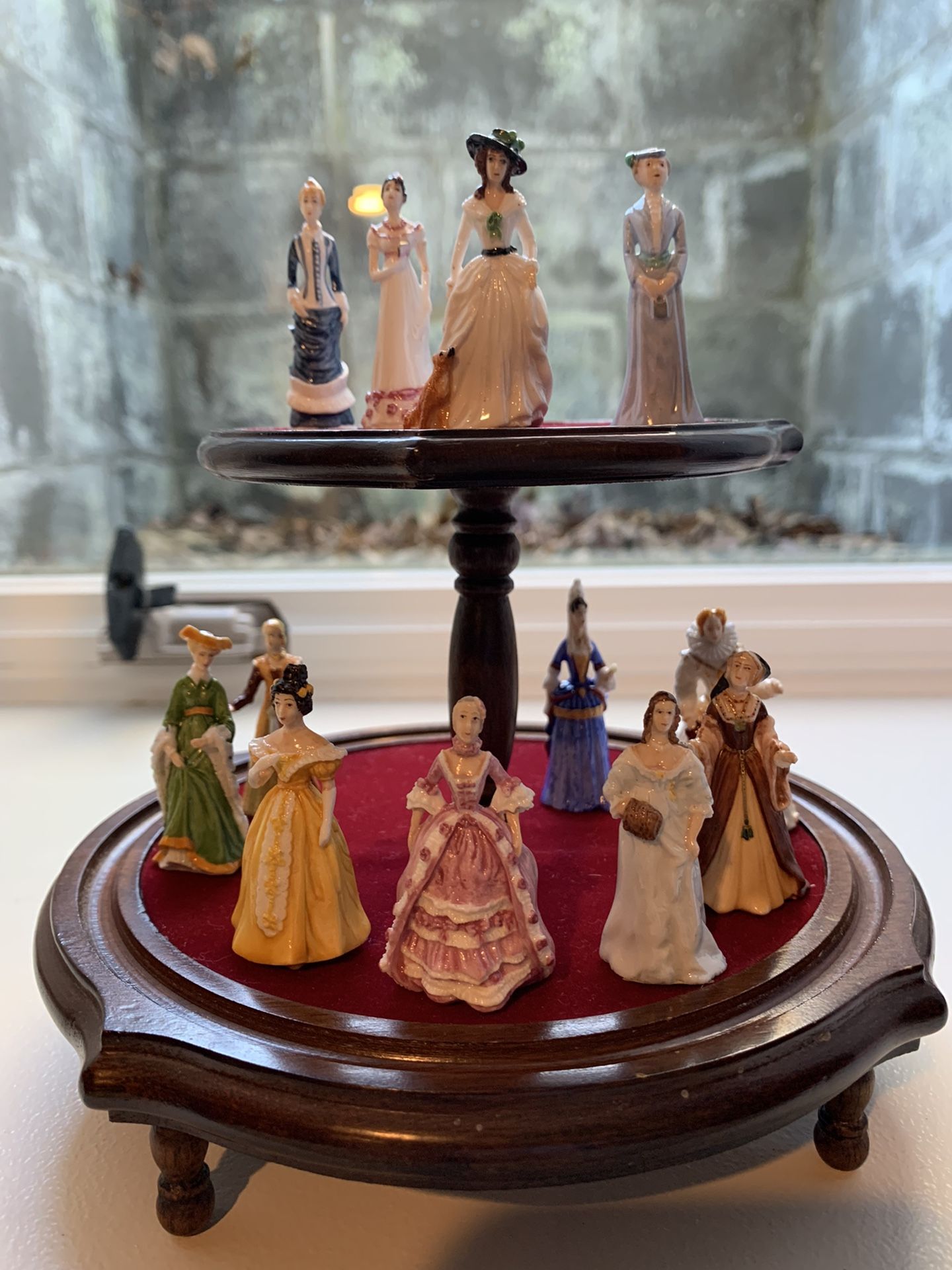The Ladies of Fashion Porcelain Miniature Collection 