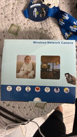 Two security cameras wireless network