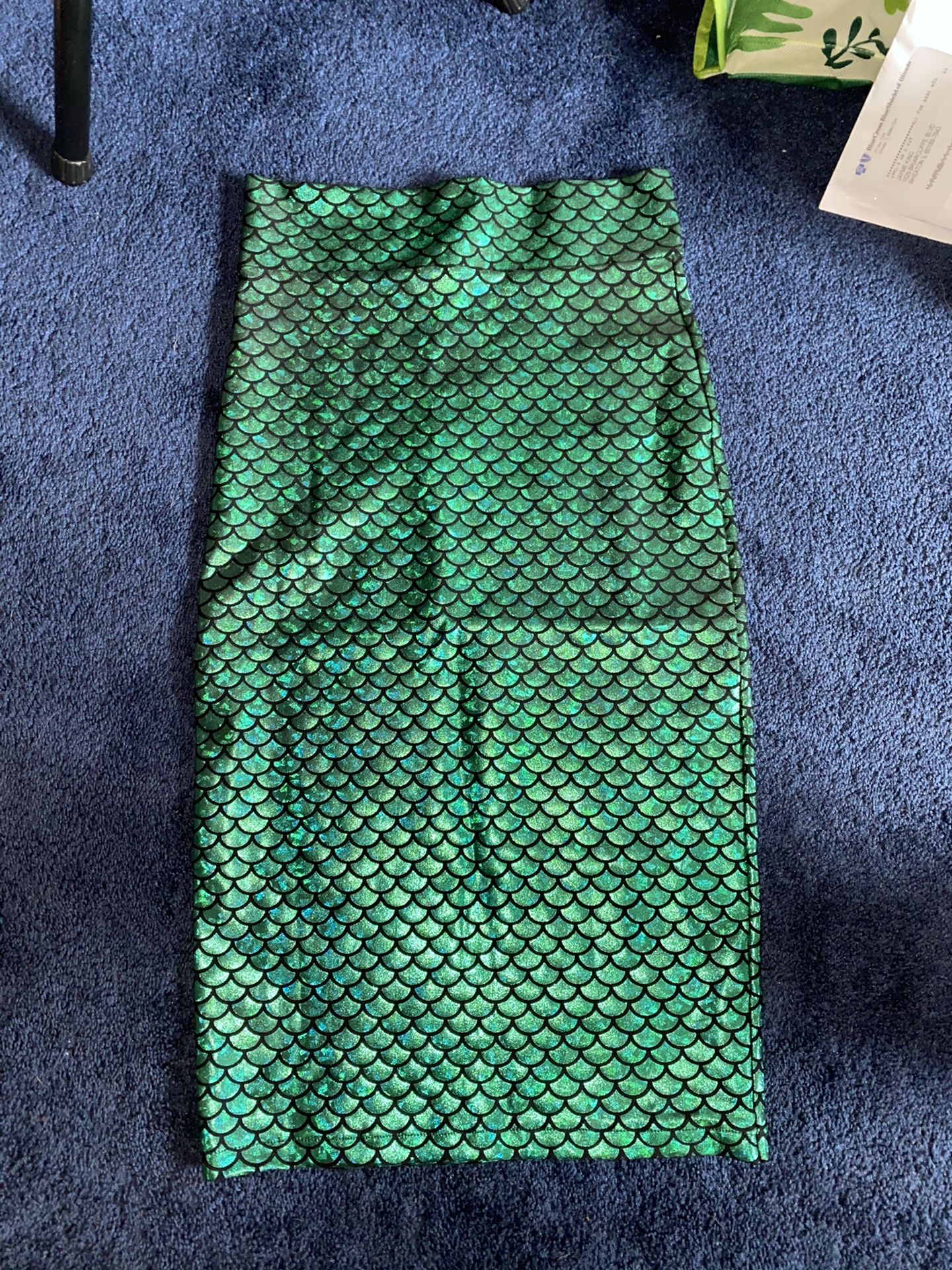 Mermaid scale pencil skirt