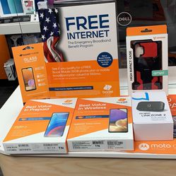 2 Brand New Too Market Phones Plus Free Internet Box For A Whole Year 