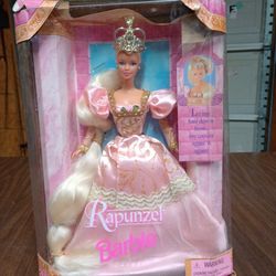 Vintage 1997 Rapunzel Barbie Doll 