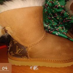 LV Ugg’s Australia Boots Faux Fur Inside
