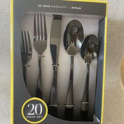 Cambridge 20 Piece Stainless Steel Flatware Set (New)