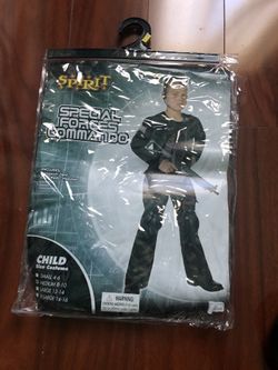 Halloween special forces commando costume size M
