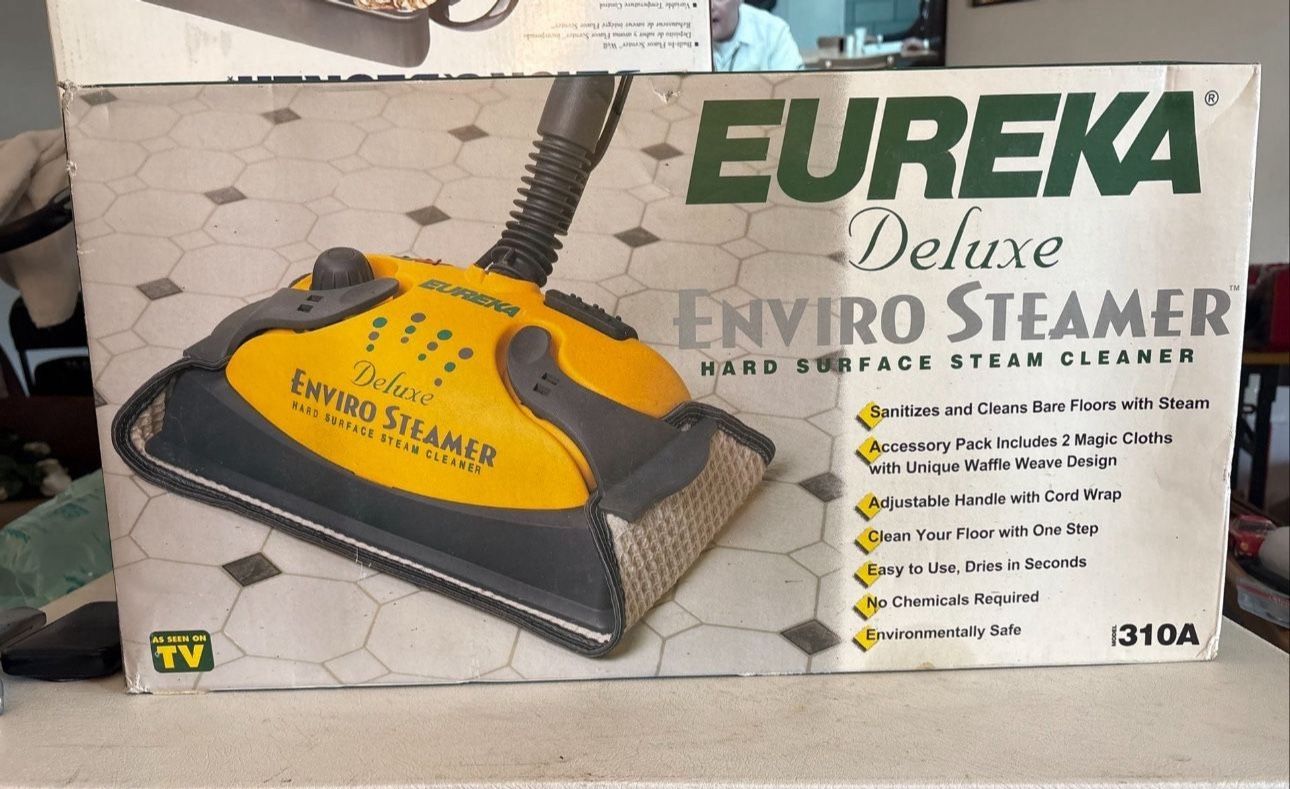 Eureka Deluxe Enviro Steamer Hard Surface Steam Cleaner 310A, New In Box