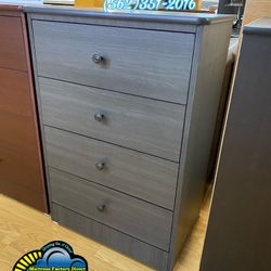 Four Drawer Grey Compressed Cajonera Comoda Nueva Dresser 