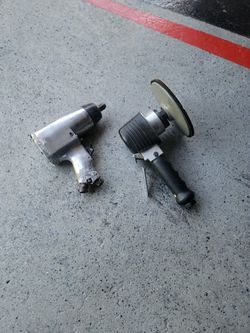 Disc Sander And Air Gun Both Hydraulic Air Compressed Selling Both Of Them For $30 Firm