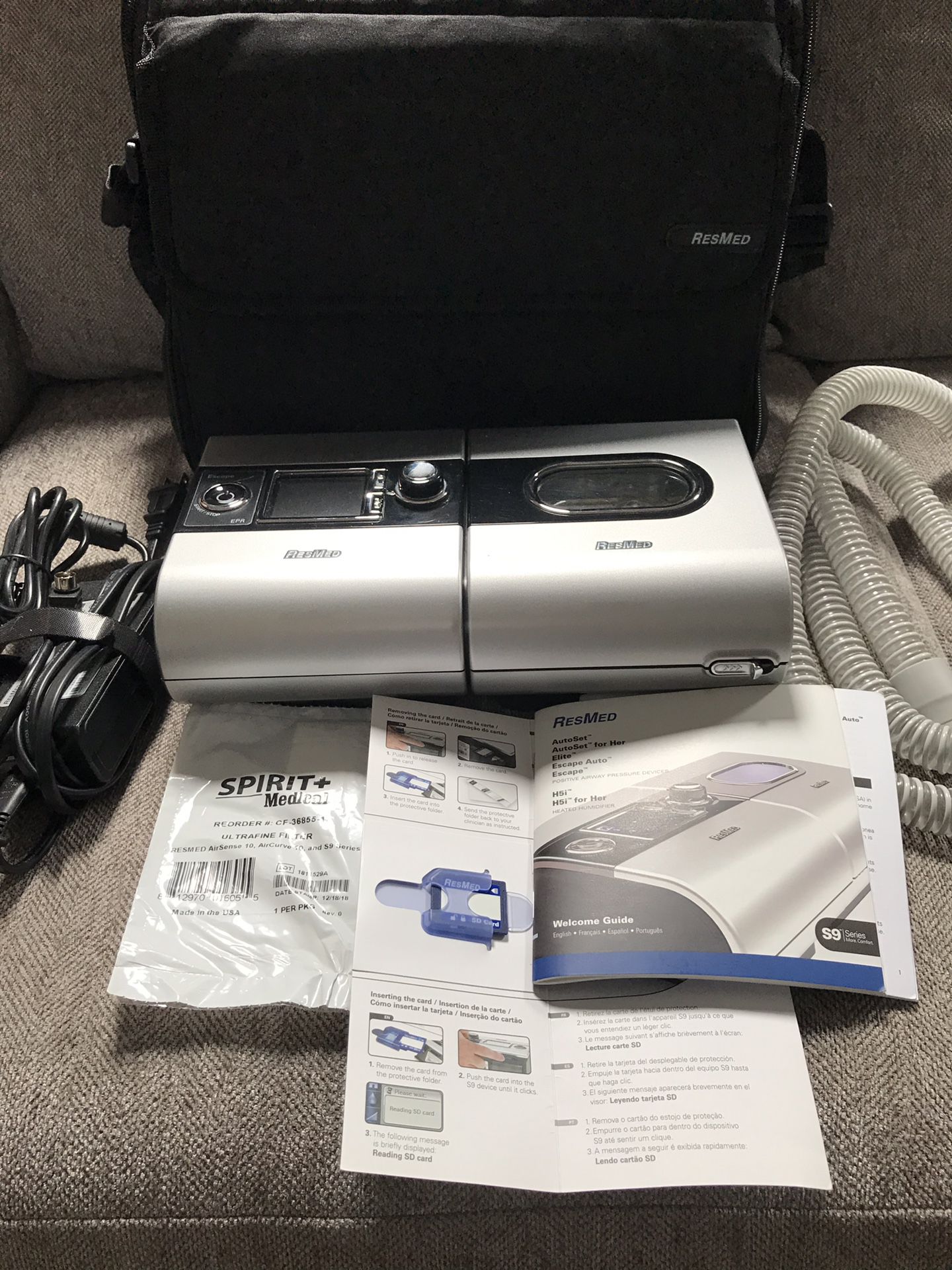 Very Nice Resmed s9 H5i Escape EPR Cpap Machine Great Machine & Great Deal Excepting Offers