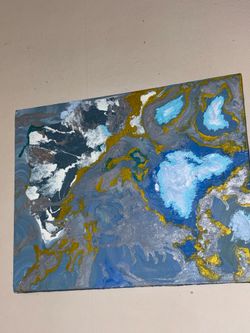 Beautiful pour painting