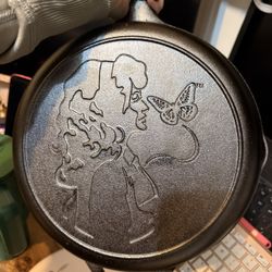 Dolly Parton Cast Iron Skillet