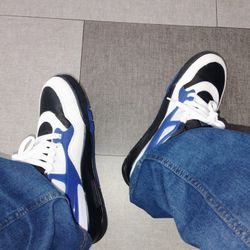 Nike Air Jordans Blue Black And White. Brand New Size 11.5