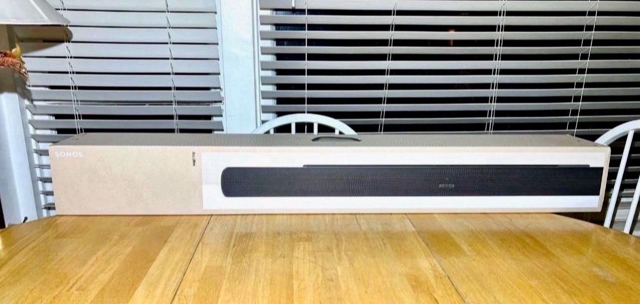 Sonos Arc ultra sound bar, color, black brand new sealed one year warranty