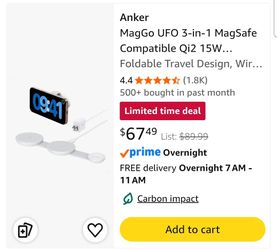 Anker MagGo 3-in-1 Qi2 Wireless Charging Station